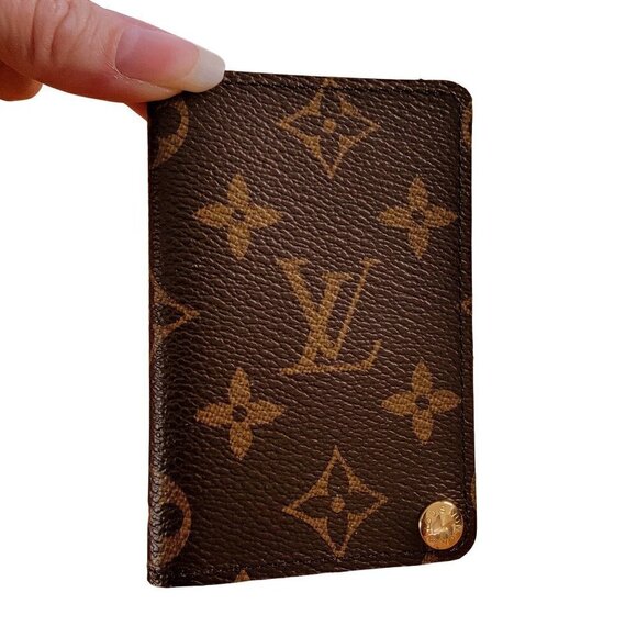 Louis Vuitton Monogram Porte Cartes Credit Pression Card Holder - Picture 1 of 9